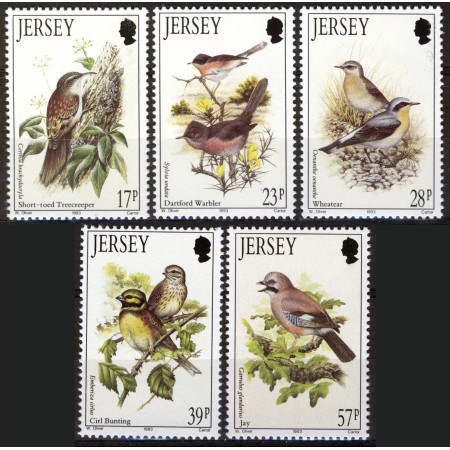 Jersey 1993 - Păsări migratoare, fauna, serie neuzata Jersey 1993 - Păsări migratoare, fauna, serie neuzata