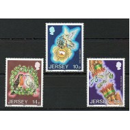 Jersey 1986 - Crăciun, păsări, serie neuzata