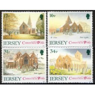 Jersey 1988 - Crăciun, biserici, serie neuzata