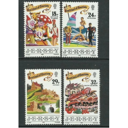 Jersey 1990 - Festivalul de turism, serie neuzata Jersey 1990 - Festivalul de turism, serie neuzata