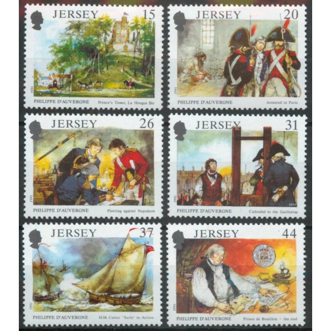 Jersey 1991 - Philippe D'Auvergne, istorie, navigație, serie neuzata Jersey 1991 - Philippe D'Auvergne, istorie, navigație, serie neuzata