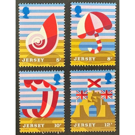 Jersey 1975 - Turism, serie neuzata Jersey 1975 - Turism, serie neuzata