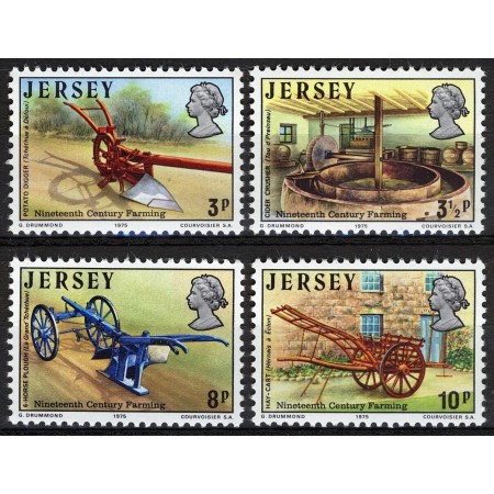 Jersey 1975 - Muzeul Agriculturii, artefacte, unelte, serie neuzata Jersey 1975 - Muzeul Agriculturii, artefacte, unelte, serie neuzata