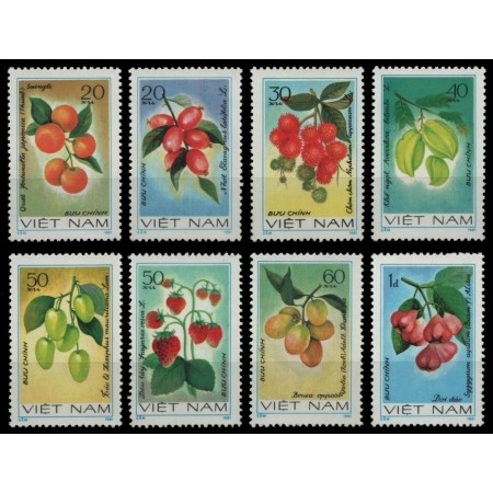 Vietnam 1981 - Fructe, serie nestampilata Vietnam 1981 - Fructe, serie nestampilata