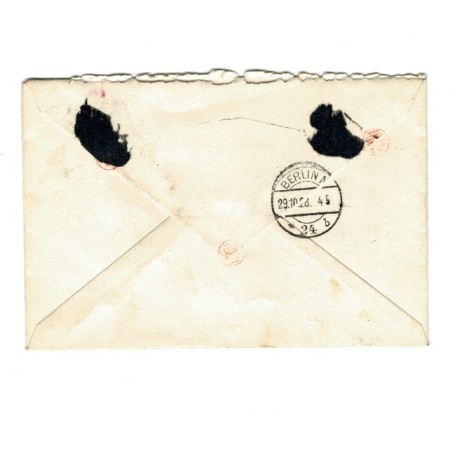 Japonia 1928 - Plic circulat recomandat Moji - Berlin(Germania), via Siberia Japonia 1928 - Plic circulat recomandat Moji - Berlin(Germania), via Siberia