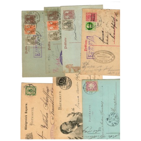 Germania - Lot 26 carti postale, intreguri, plicuri circulate Germania - Lot 26 carti postale, intreguri, plicuri circulate