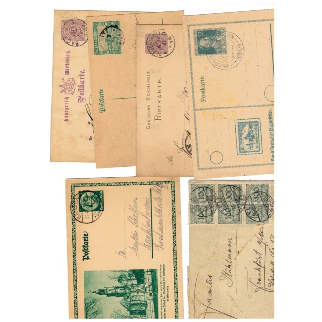 Germania - Lot 26 carti postale, intreguri, plicuri circulate Germania - Lot 26 carti postale, intreguri, plicuri circulate