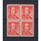 SUA 1954 - Benjamin Franklin, uzual 1/2c, bloc de 4 neuzat