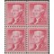SUA 1954 - Thomas Jefferson, uzual 2c, bloc de 4 neuzat