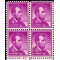 SUA 1954 - Abraham Lincoln, uzual 4c, bloc de 4 neuzat