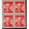 SUA 1954 - Th. Roosevelt, uzual 6c, bloc de 4 neuzat