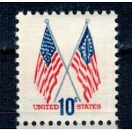SUA 1973 - Uzual 10c, steaguri, neuzat