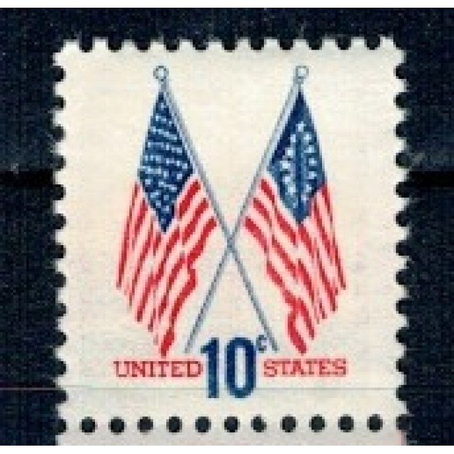 SUA 1973 - Uzual 10c, steaguri, neuzat SUA 1973 - Uzual 10c, steaguri, neuzat
