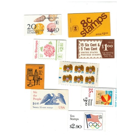 SUA - Lot 9 carnete filatelice neuzate SUA - Lot 9 carnete filatelice neuzate