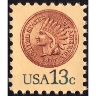 SUA 1978 - Uzual 13c, Indian Head penny, neuzat