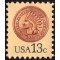SUA 1978 - Uzual 13c, Indian Head penny, neuzat