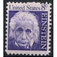 SUA 1966 - Uzual 8c, Einstein, personalități, neuzat