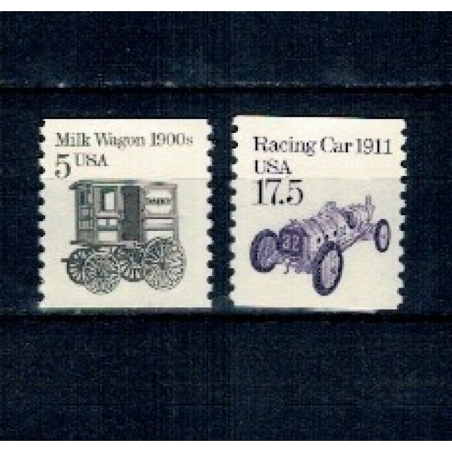SUA 1987 - Uzuale, transport, vehicule, serie neuzata, din roll SUA 1987 - Uzuale, transport, vehicule, serie neuzata, din roll