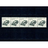 SUA 1985 - Uzual 11c, mașina de epoca Stutz, ștraif de 5 neuzat, din roll