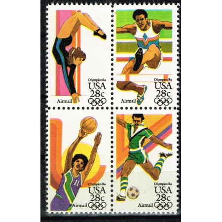 SUA 1984 - Jocurile Olimpice, sport, serie neuzata SUA 1984 - Jocurile Olimpice, sport, serie neuzata