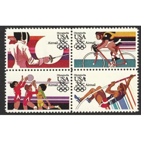 SUA 1984 - Jocurile Olimpice, sport, serie neuzata SUA 1984 - Jocurile Olimpice, sport, serie neuzata