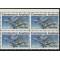 SUA 1976 - Aviația Comerciala, avioane, bloc de 4 neuzat