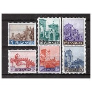 San Marino 1966 - Vederi, monumente, arhitectura, serie neuzata