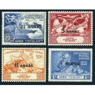 Aden, Kathiri State 1949 - Aniversare UPU, supratipar, serie neuzata