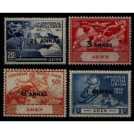 Aden 1949 - Aniversare UPU, supratipar, serie neuzata