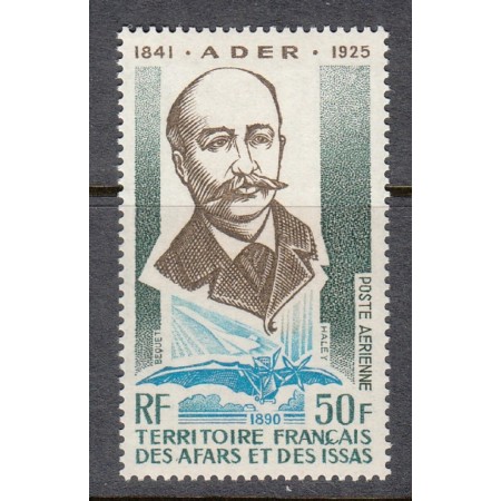 Afars et Issas 1975 - Clement Ader, aviație, neuzat Afars et Issas 1975 - Clement Ader, aviație, neuzat