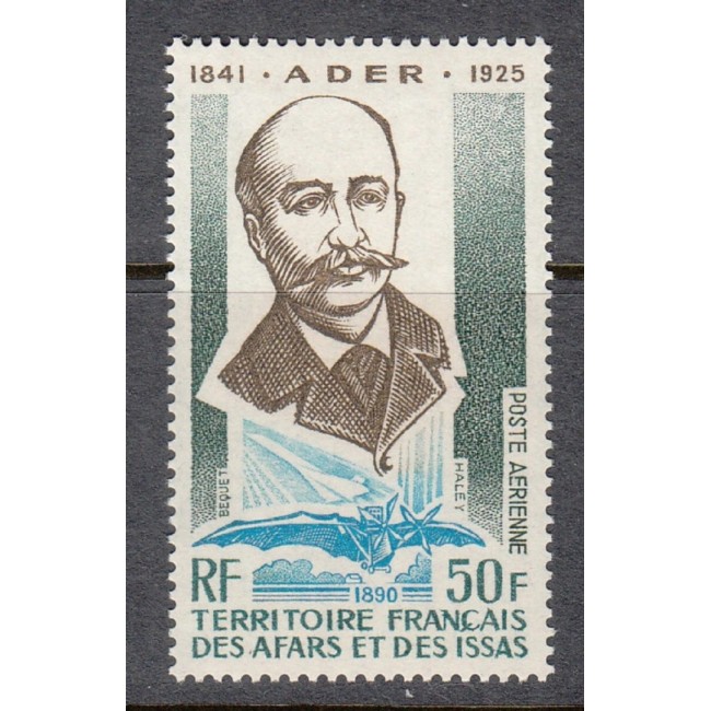 Afars et Issas 1975 - Clement Ader, aviație, neuzat Afars et Issas 1975 - Clement Ader, aviație, neuzat