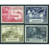Ascension 1949 - Aniversare UPU, transport, serie neuzata