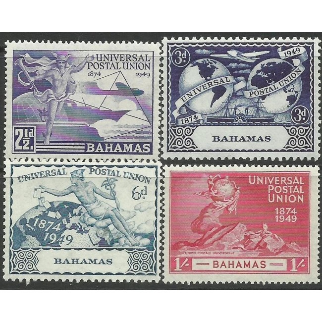 Bahamas 1949 - Aniversare UPU, serie neuzata Bahamas 1949 - Aniversare UPU, serie neuzata