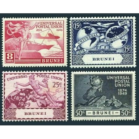 Brunei 1949 - Aniversare UPU, serie neuzata