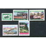 Burma 1977 - Centenarul cailor ferate, serie neuzata