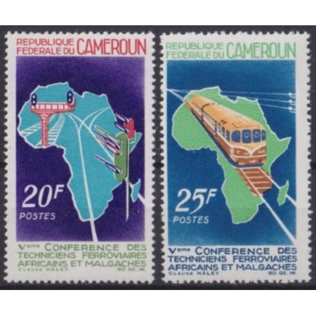 Cameroun 1967 - Conferința cai ferate, serie neuzata Cameroun 1967 - Conferința cai ferate, serie neuzata