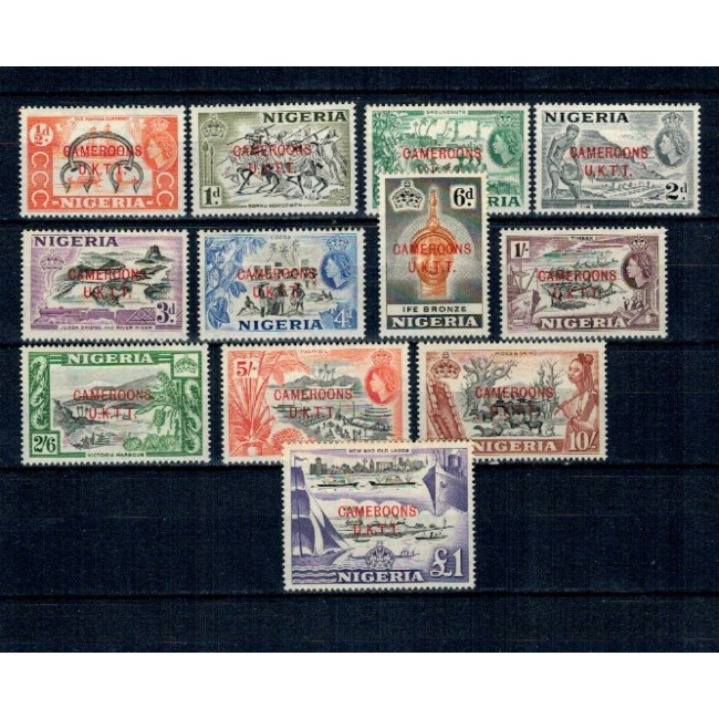 Cameroun 1960 - Uzuale, motive locale, supratipar pe Nigeria, serie neuzata