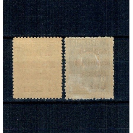 1923 - Ajutorarea Înfometaților Basarabiei, supratipar pe 6B, 6L, nestampilate