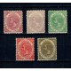 1891 - Carol I - 25 ani de domnie, serie nestampilata, cu sarniere 1891 - Carol I - 25 ani de domnie, serie nestampilata, cu sarniere