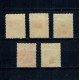 1891 - Carol I - 25 ani de domnie, serie nestampilata, cu sarniere 1891 - Carol I - 25 ani de domnie, serie nestampilata, cu sarniere