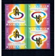 2006 - A XI-a Reuniune la nivel Înalt a Organizației Internaționale a Francofoniei, pereche tete-beche neuzata