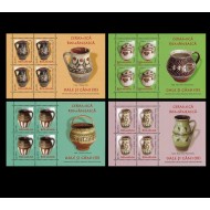2008 - Ceramica românească, oale si cani, serie minicoli neuzate