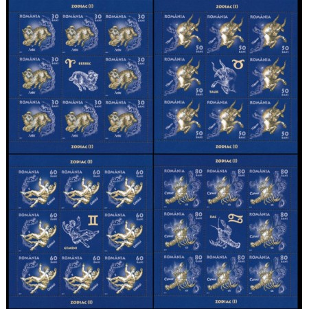 2011 - Zodiac (I), serie minicoli neuzate 2011 - Zodiac (I), serie minicoli neuzate