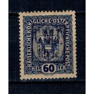 1919 - Ocupația Romana in Ucraina, Colomeea, 60h/60 heller, neștampilat, cu șarniera