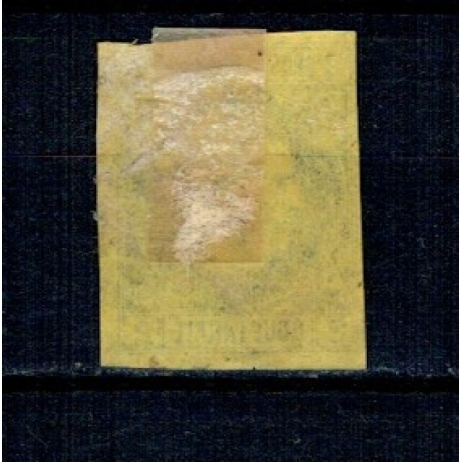 1867 - Carol I cu favoriti, 2 parale, nestampilat cu sarniera 1867 - Carol I cu favoriti, 2 parale, nestampilat cu sarniera