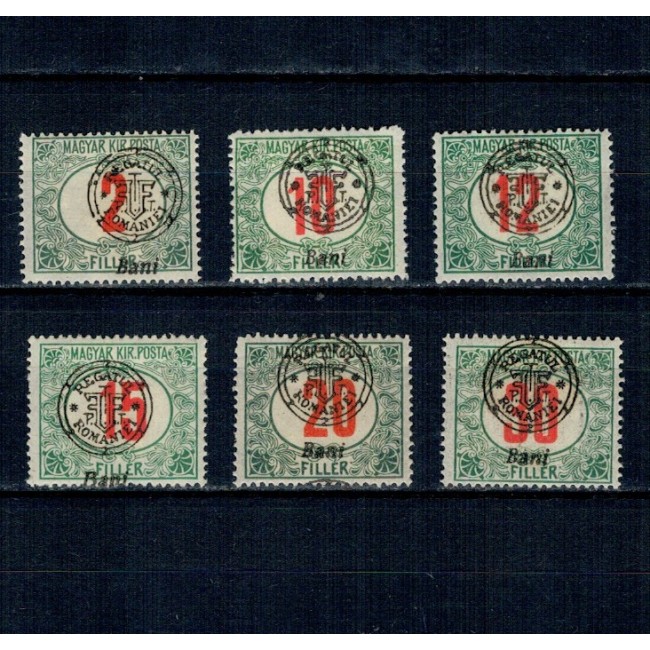 1919 - Emisiunea Oradea, porto, serie neștampilata, incompleta 1919 - Emisiunea Oradea, porto, serie neștampilata, incompleta