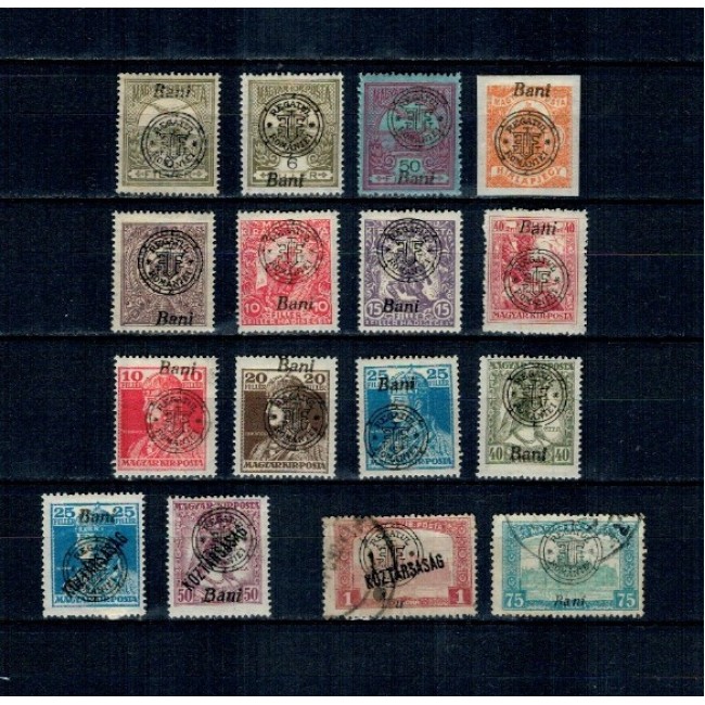 1919 - Emisiunea Oradea, lot mărci stampilate si neștampilate 1919 - Emisiunea Oradea, lot mărci stampilate si neștampilate