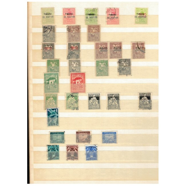 Romania - Colectie timbre fiscale, de ajutor, asistenta sociala, porto, oficiale, in clasor Romania - Colectie timbre fiscale, de ajutor, asistenta sociala, porto, oficiale, in clasor