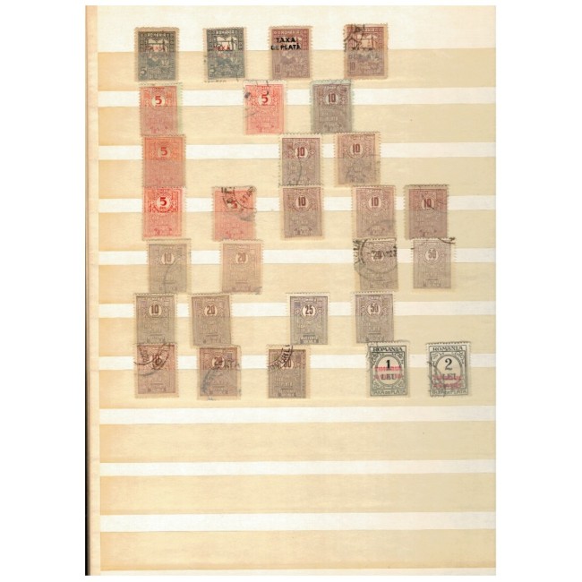 Romania - Colectie timbre fiscale, de ajutor, asistenta sociala, porto, oficiale, in clasor Romania - Colectie timbre fiscale, de ajutor, asistenta sociala, porto, oficiale, in clasor