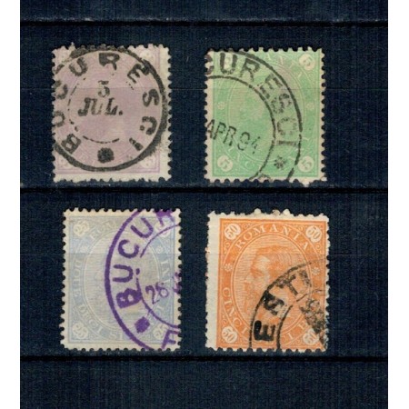 1894 - Cifra, filigran PR, serie stampilata